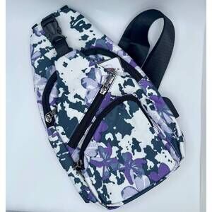 NEW CALLA unisex nupouch anti-theft daypack in purple floral